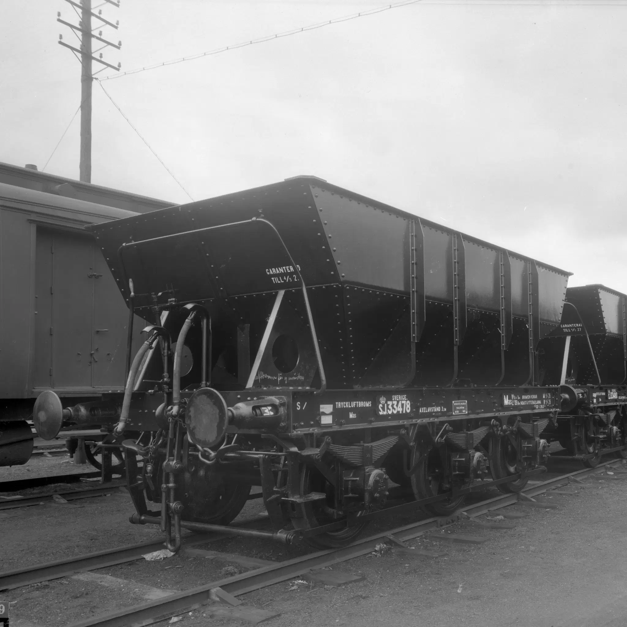 A SJ M2 type 1908 freight car